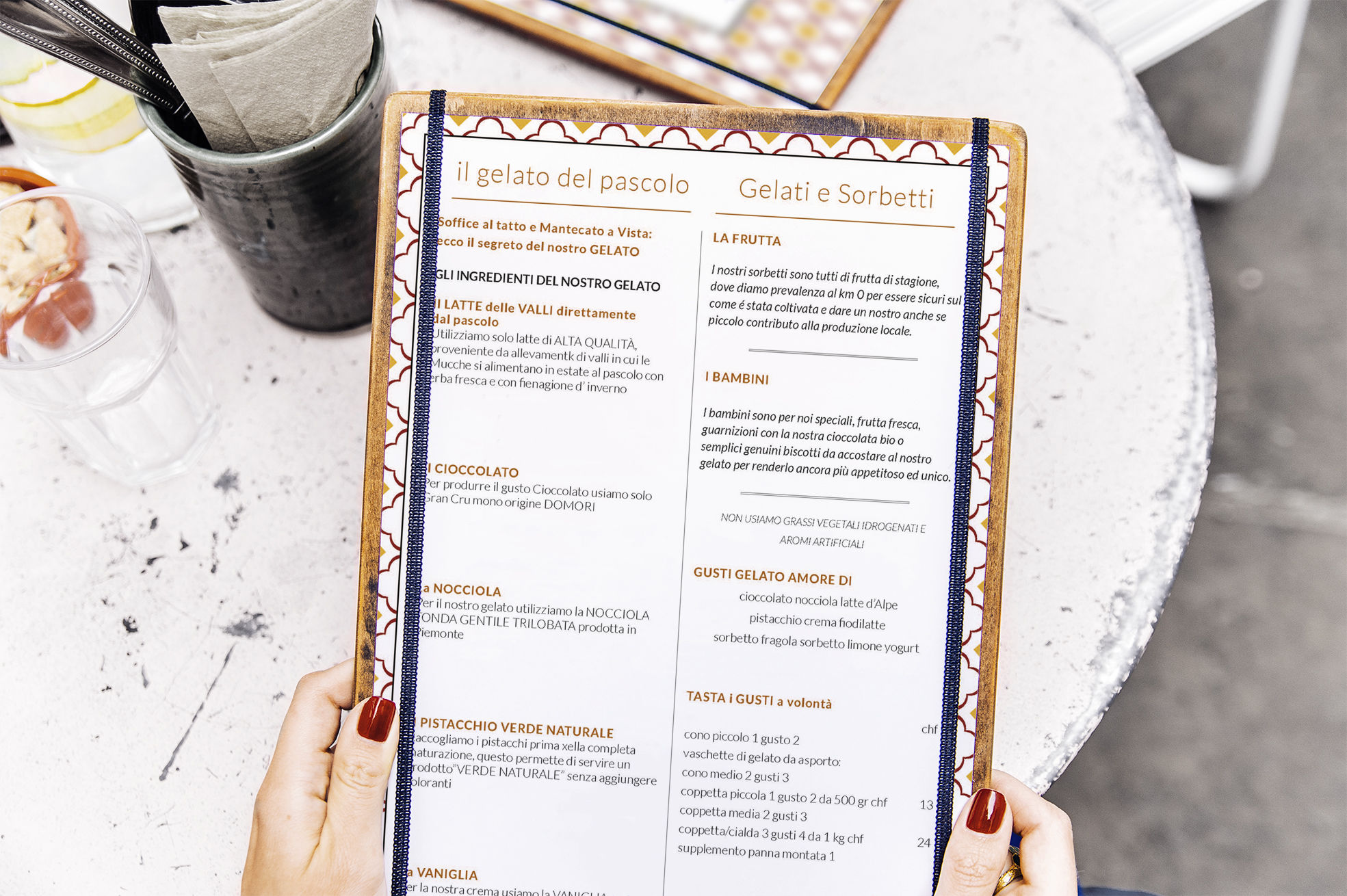 Amore Di — Menu page D