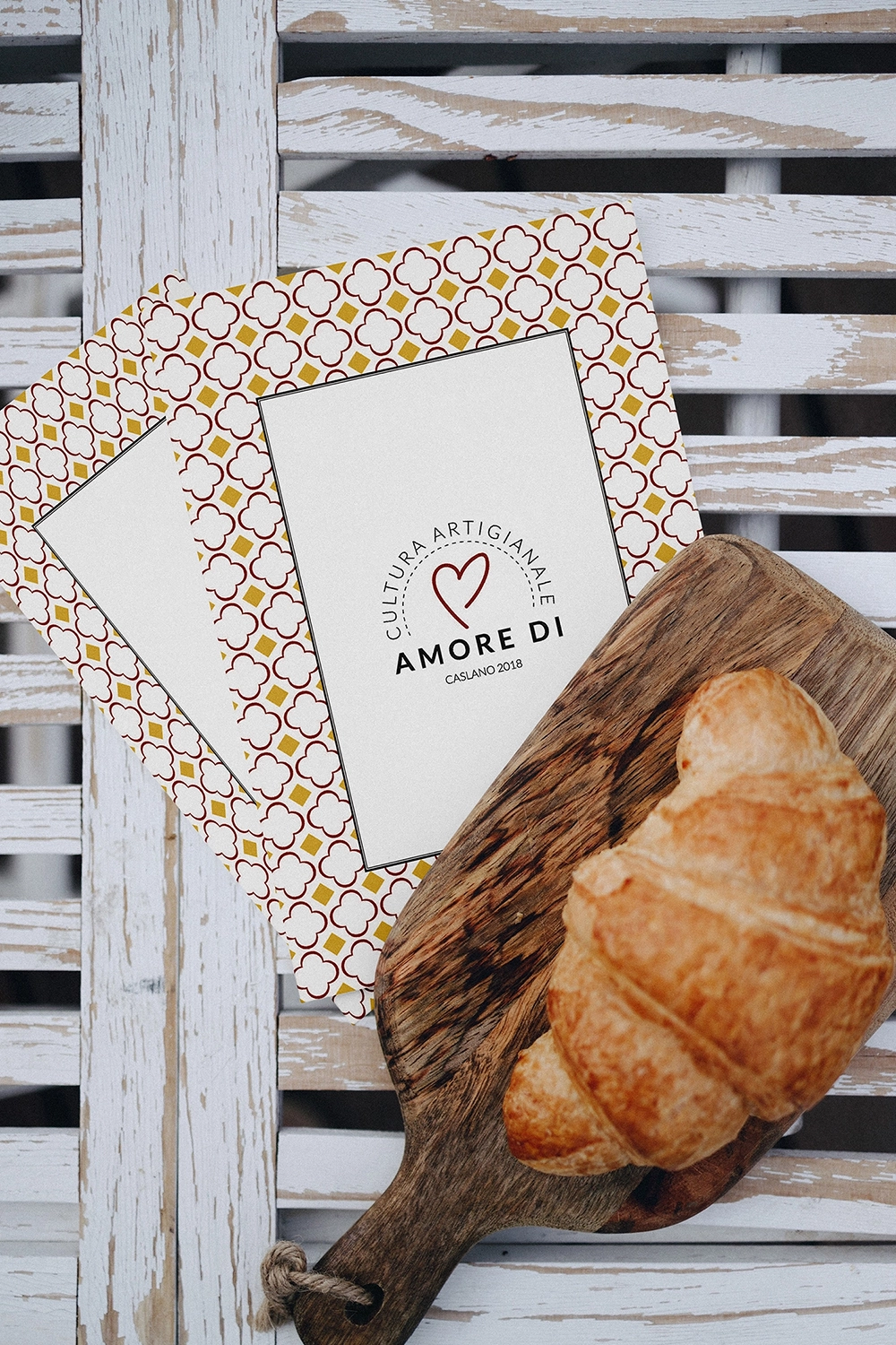 Amore Di menu design,primary spread